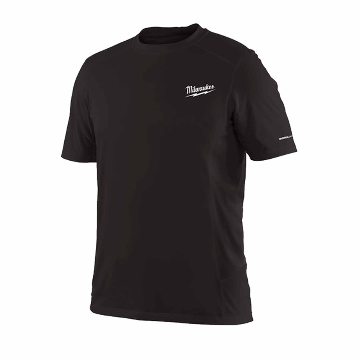 milwaukee tools workskin short sleeve light shirt in black