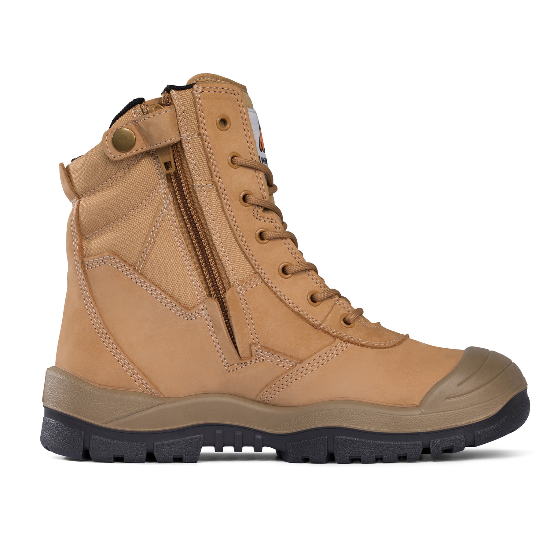 mongrel 451050 wheat high leg zip sider boot