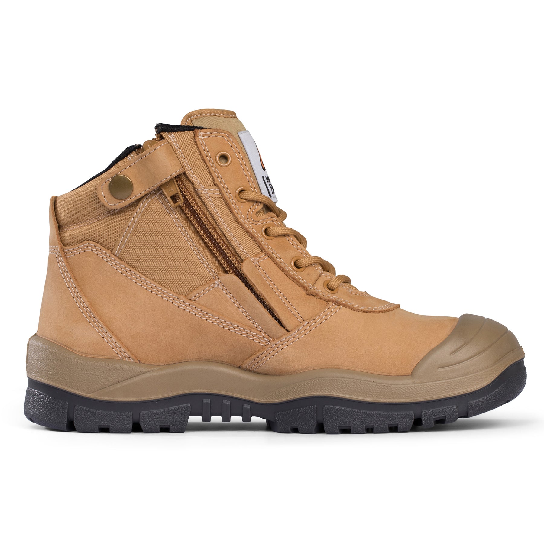 mongrel 461050 wheat zip sider boot