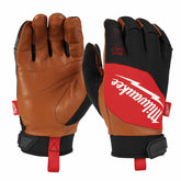 milwaukee tool hybrid leather gloves