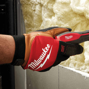 milwaukee tool hybrid leather gloves