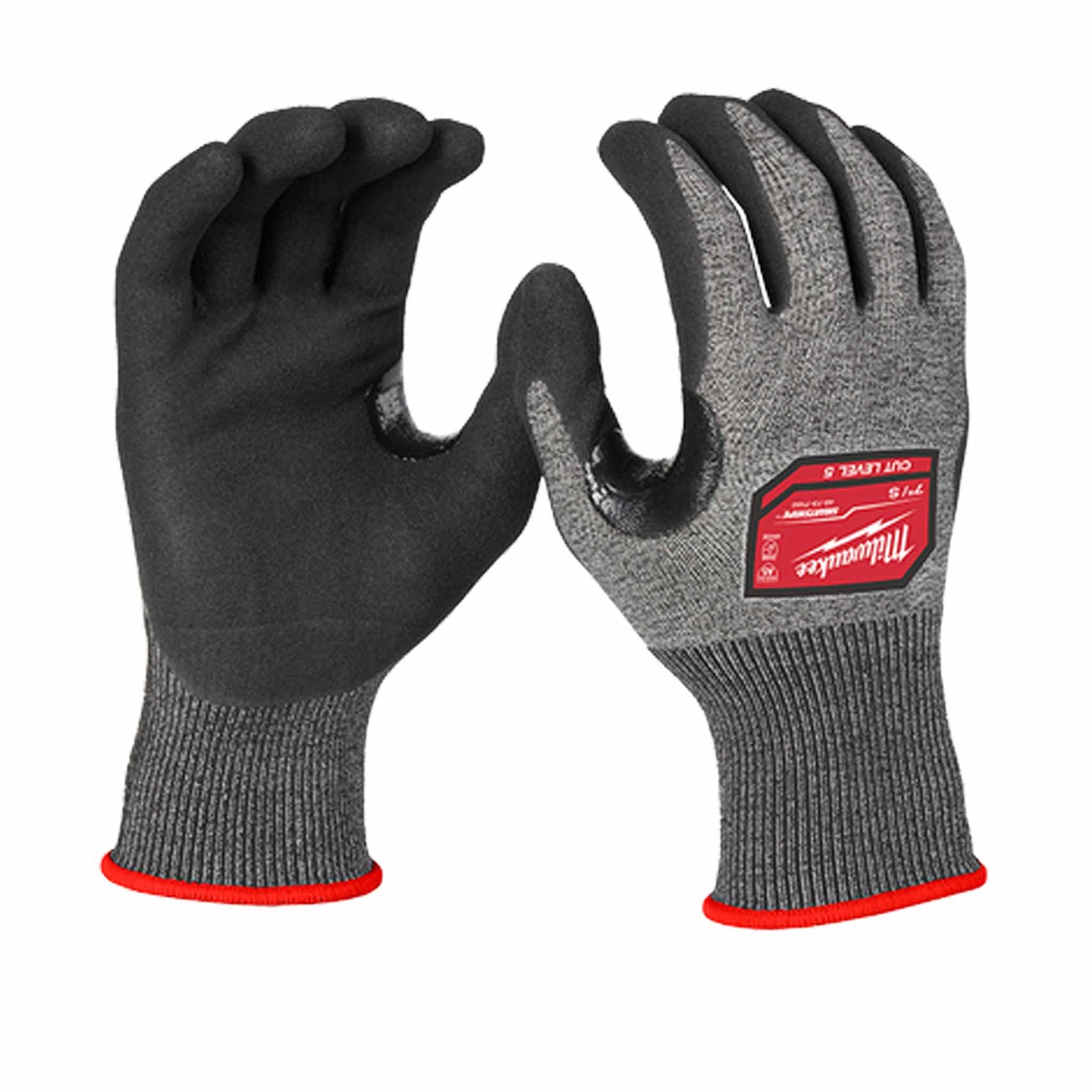 milwaukee cut level 5e high dexterity nitrile dipped gloves