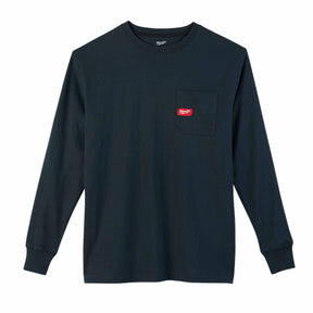 milwaukee tools heavy duty pocket tee in blue