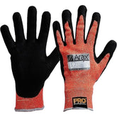paramount safety products arax platinum pu/nitrile foam dip on red 13g liner gloves