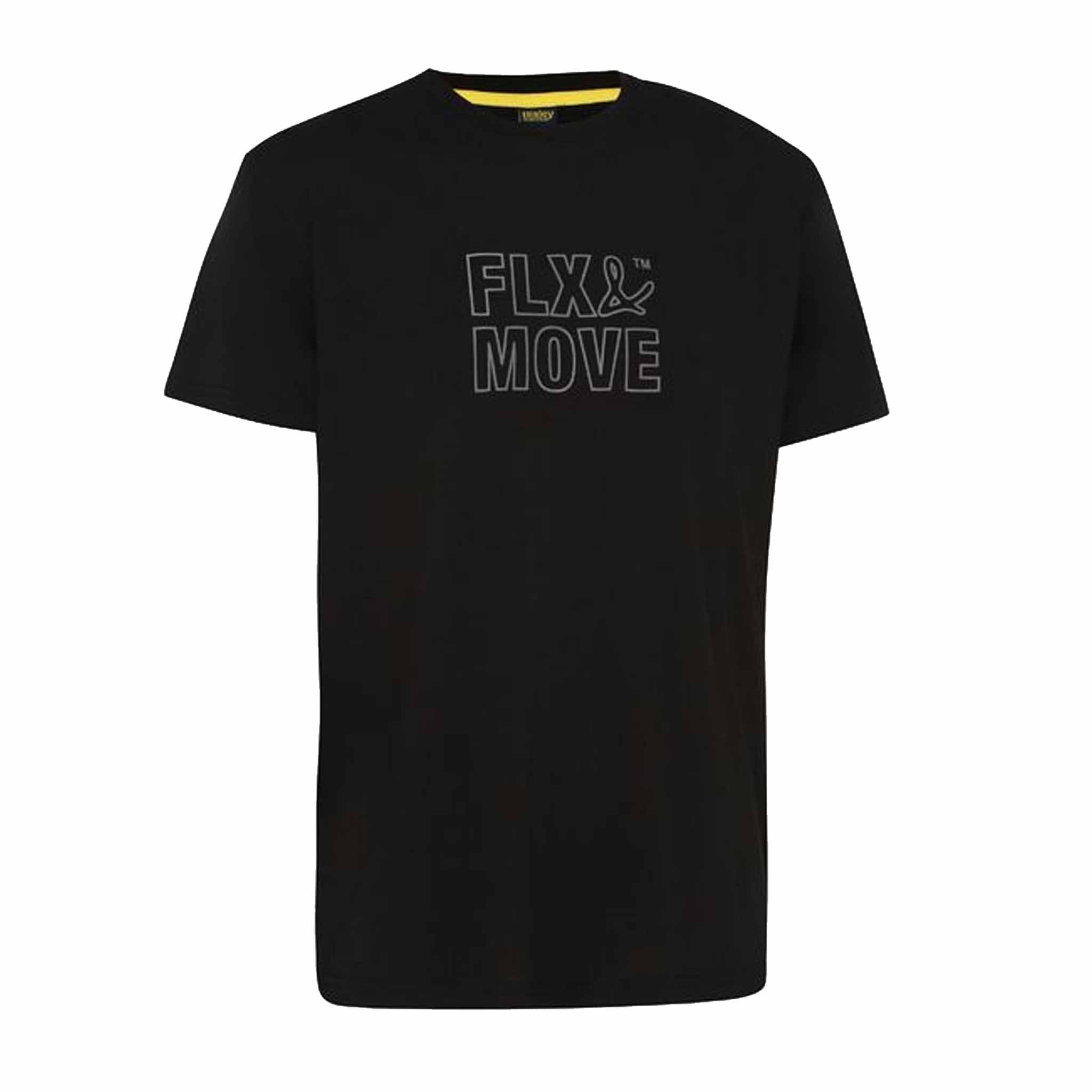 FLX & MOVE COTTON OUTLINE PRINT TEE - BKT085