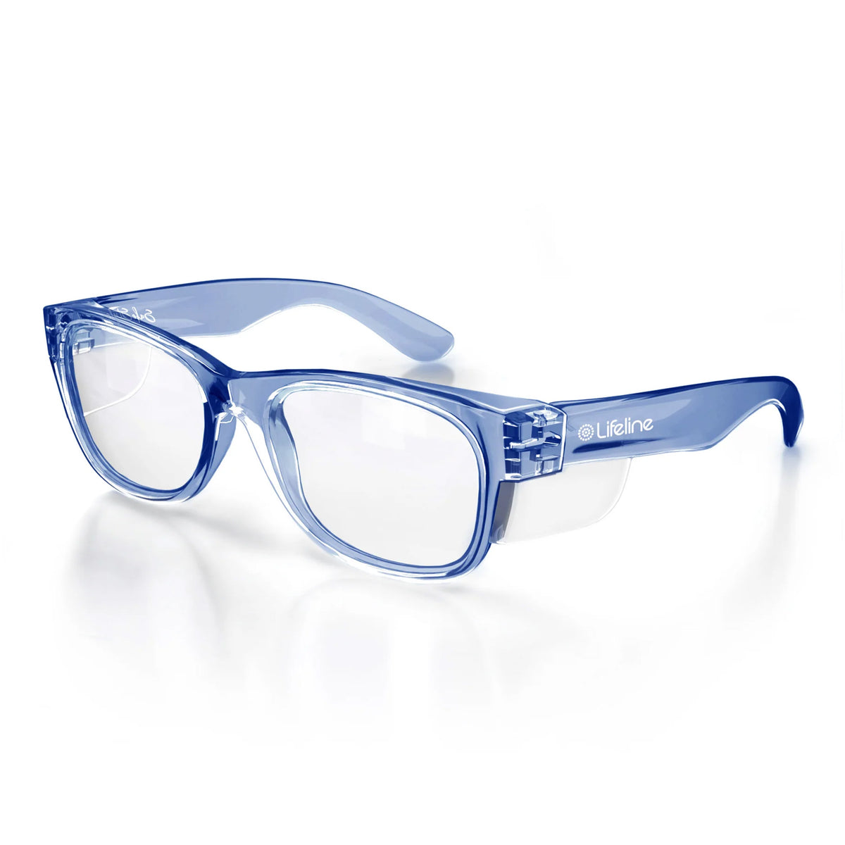 safestyle classics blue frame with clear lens