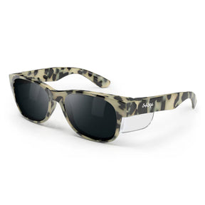 safestyle milky tort frame with polarised lens