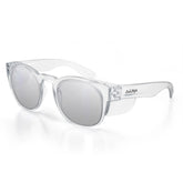 safestyle cruisers clear frame hybrid photochromic lens