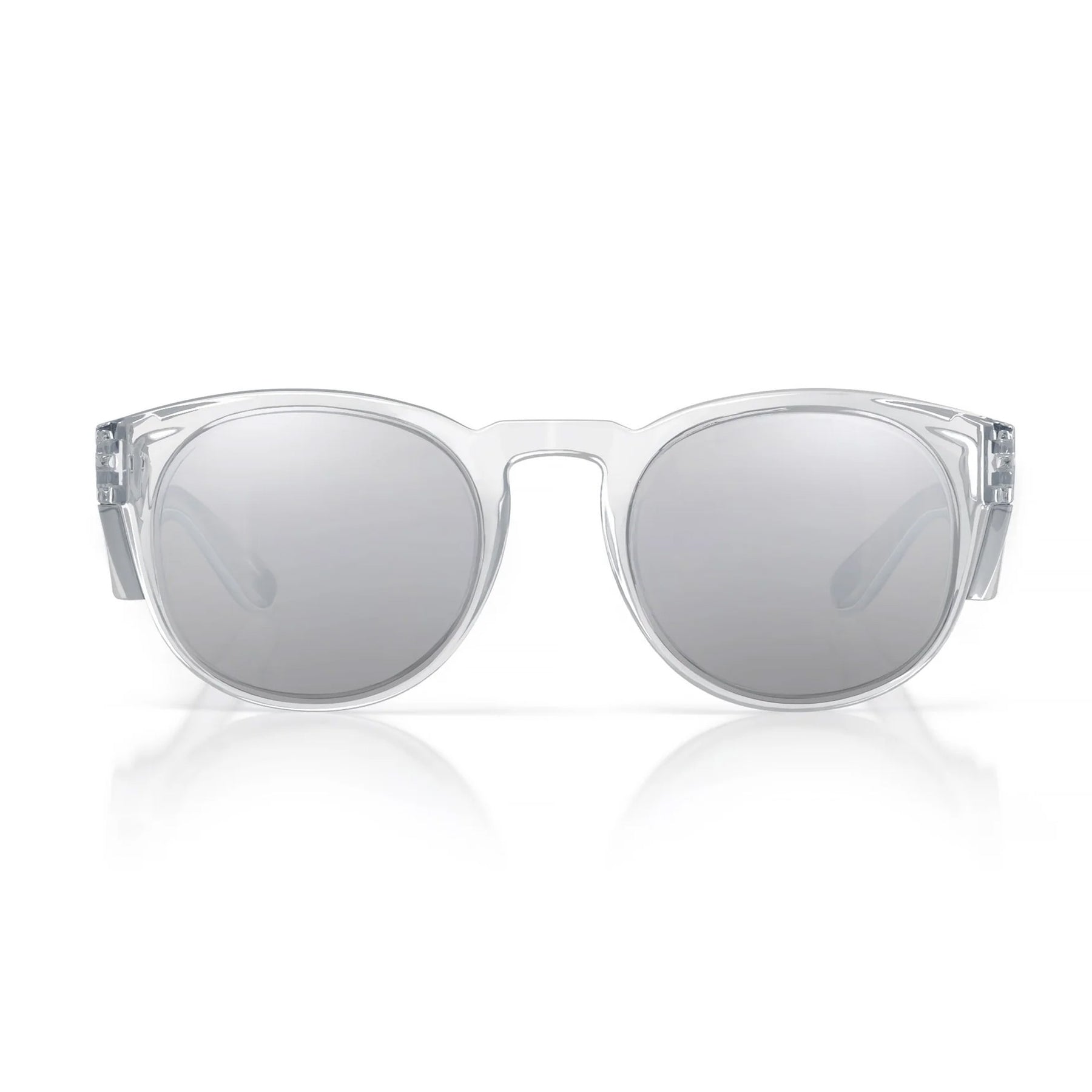 safestyle cruisers clear frame hybrid photochromic lens