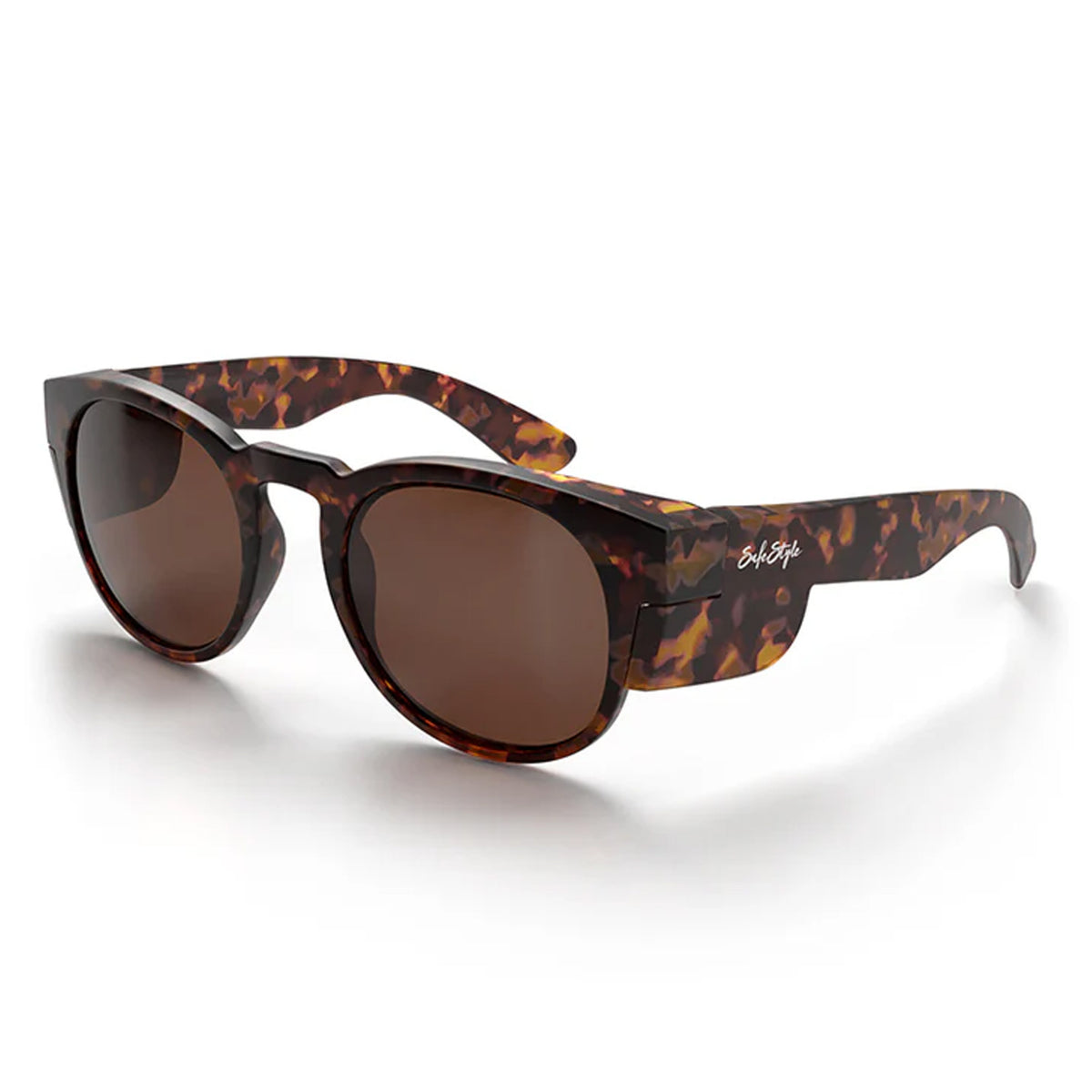 safestyle cruisers matte tort frame with brown polarised lens
