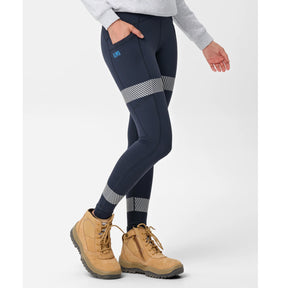 elwd womens tape leggings in navy