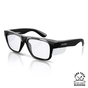 safestyle fusions black frame with blue light blocking lens