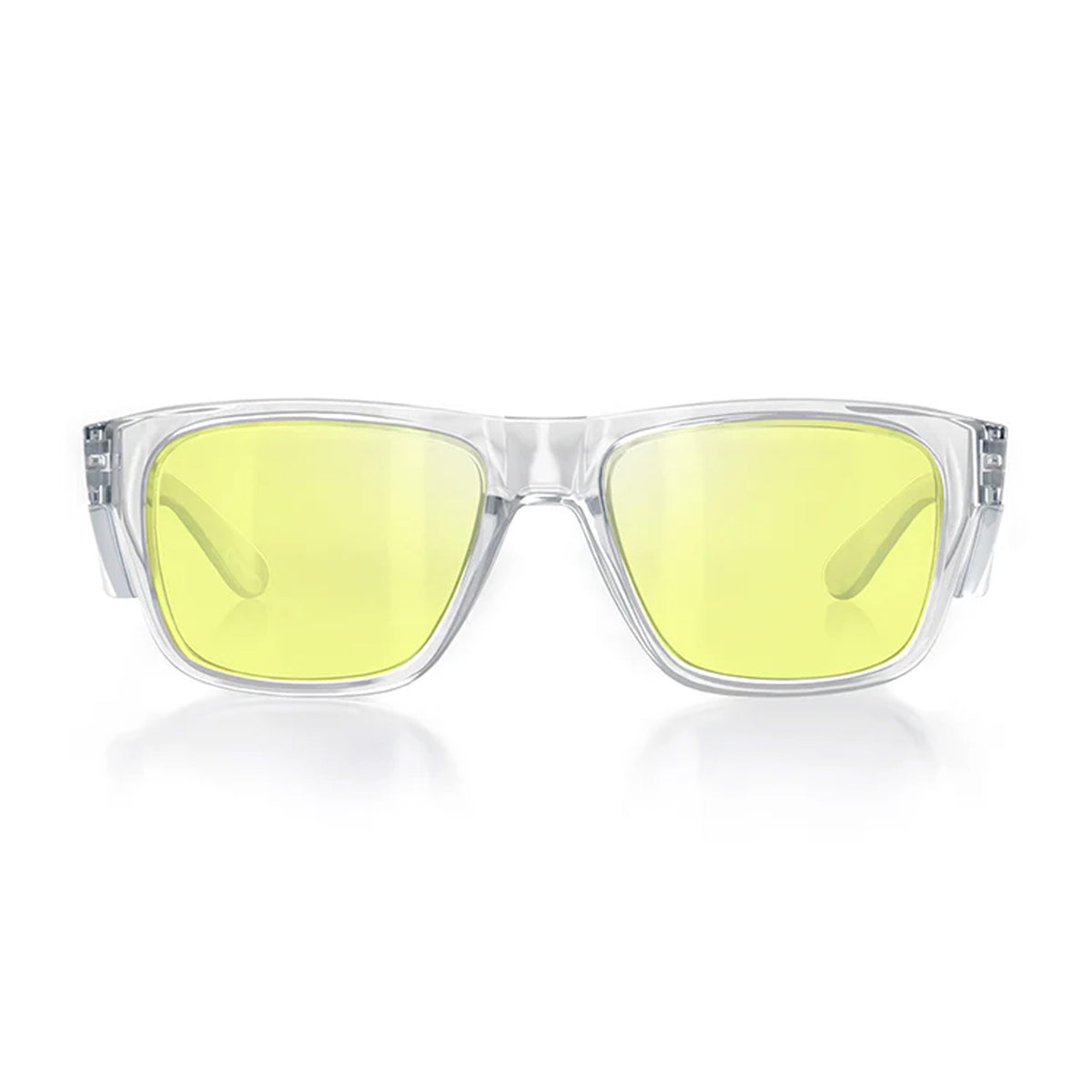 safestyle fusions clear frame with yellow lens