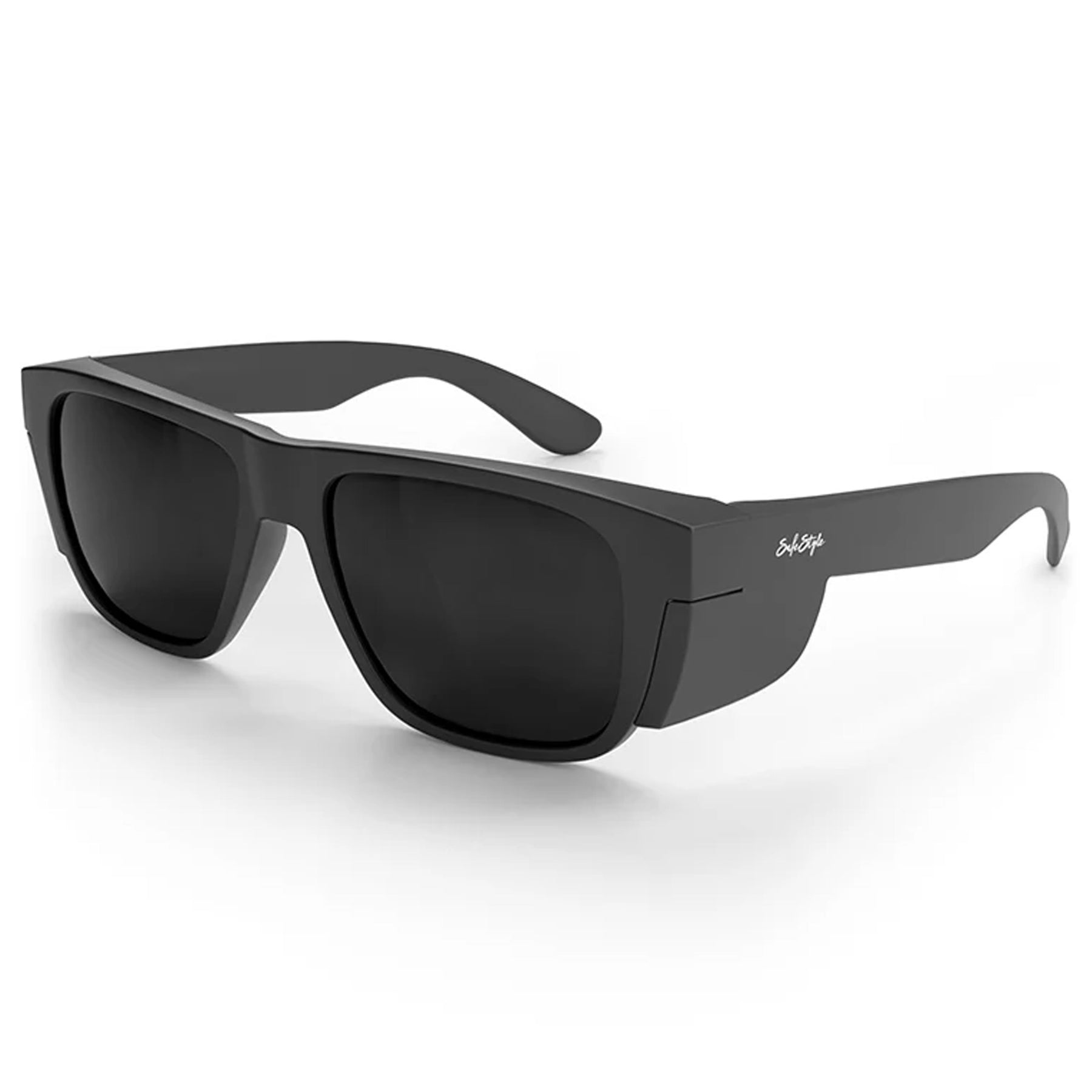 safestyle fusions xl matte black frame with polarised lens