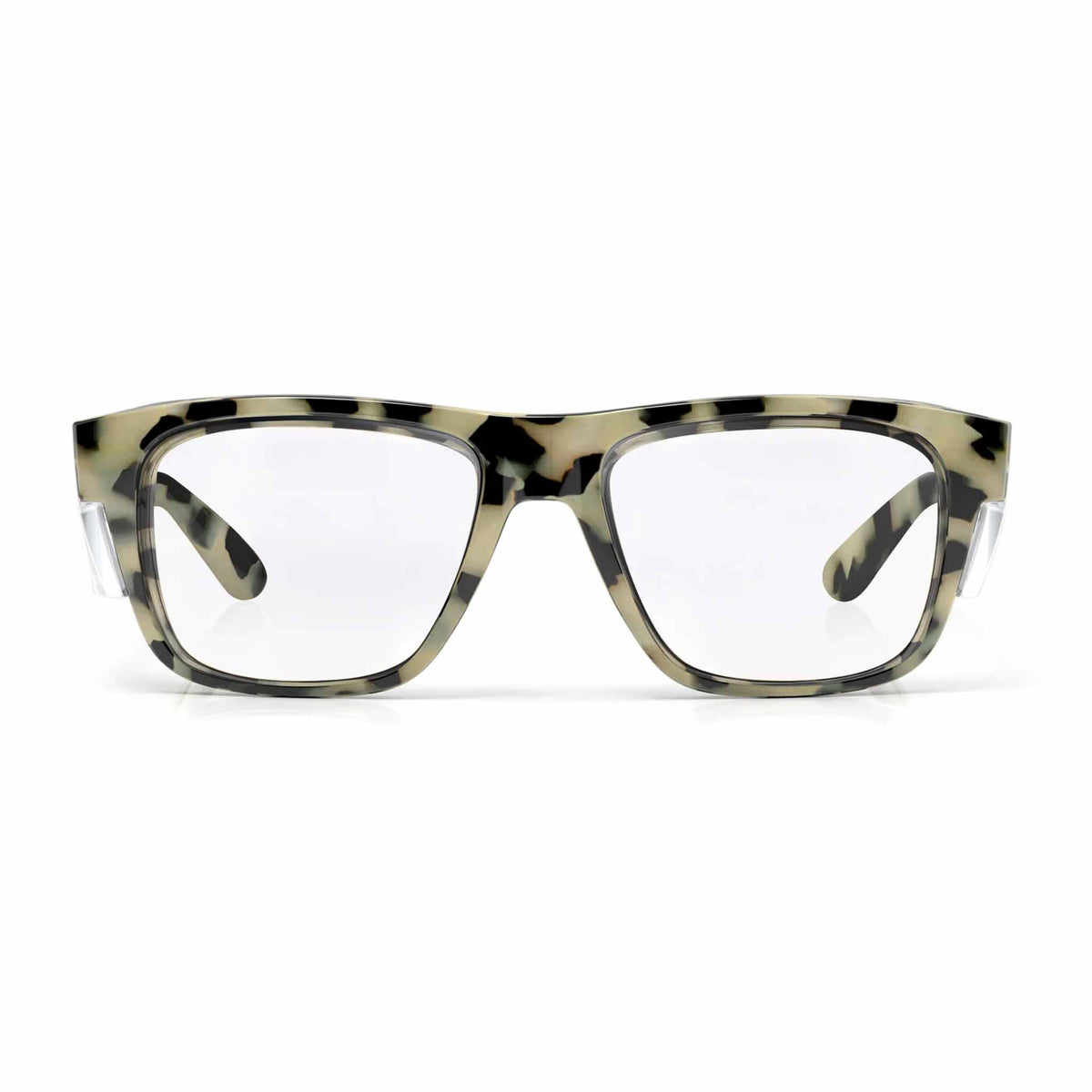 safestyle fusions milky torts frame with clear lens