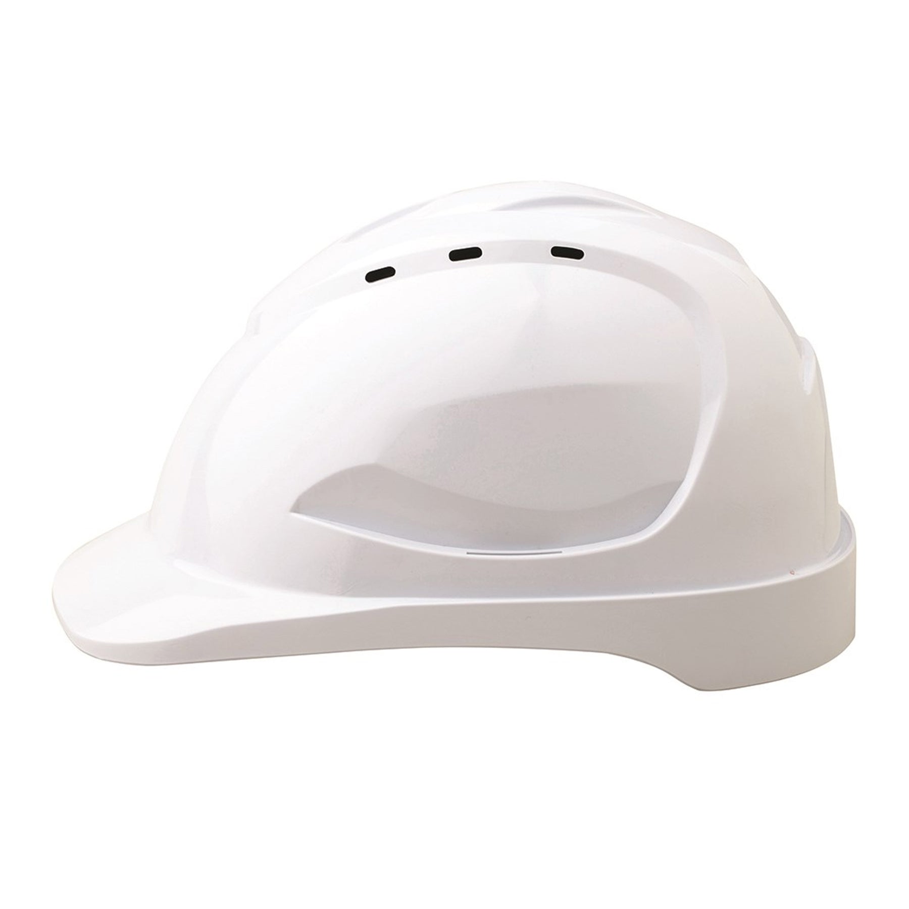 paramount safety products white vented pushlock hard hat 