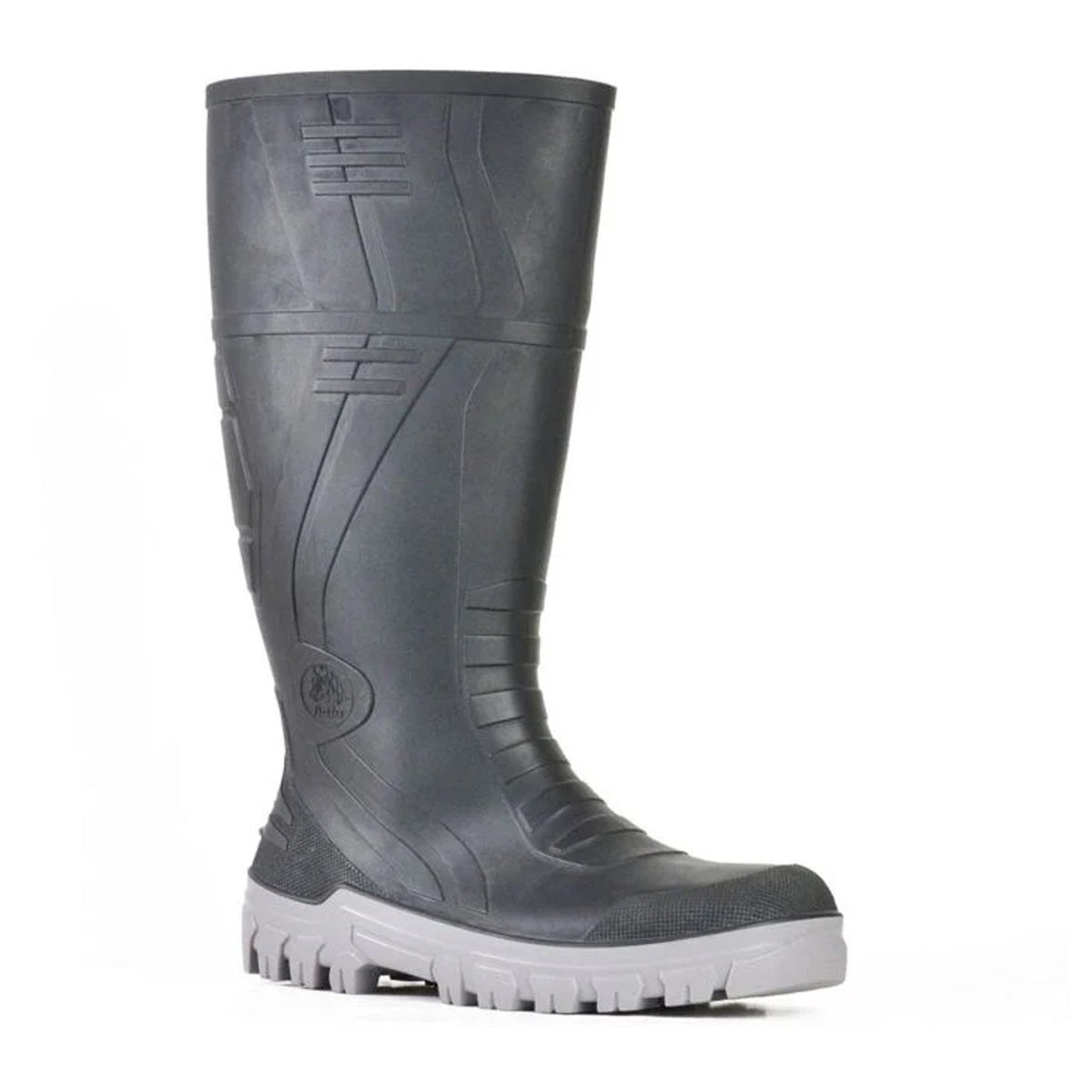 bata jobmaster 3 black grey gumboots