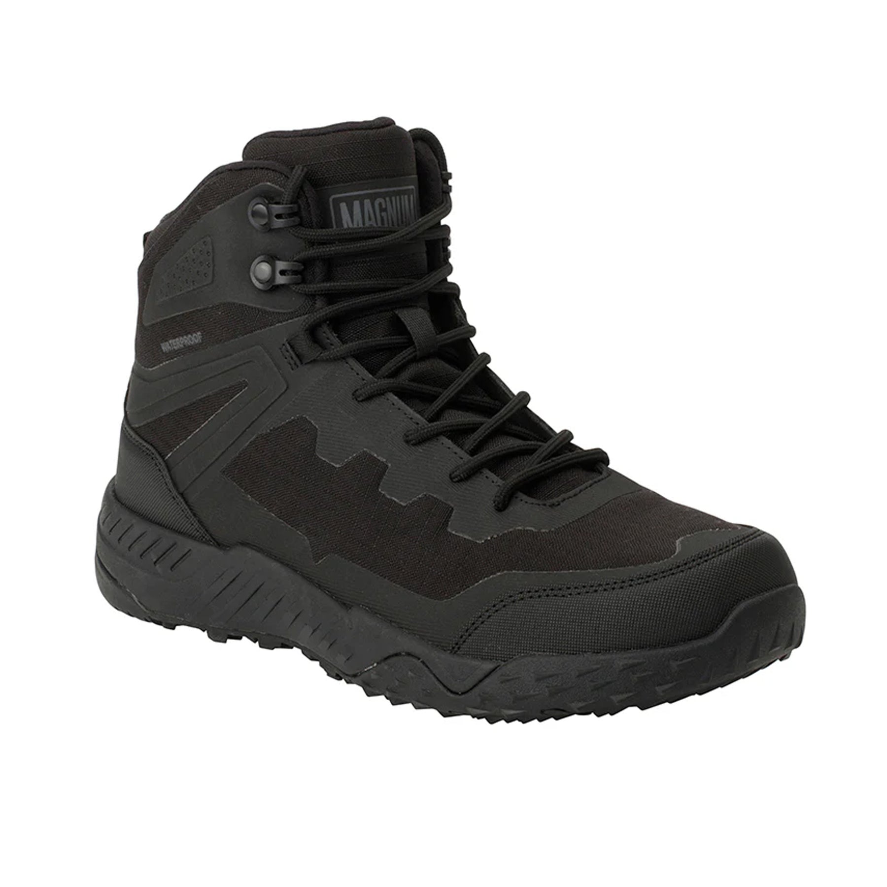 magnum work boot boxer mid wp in black