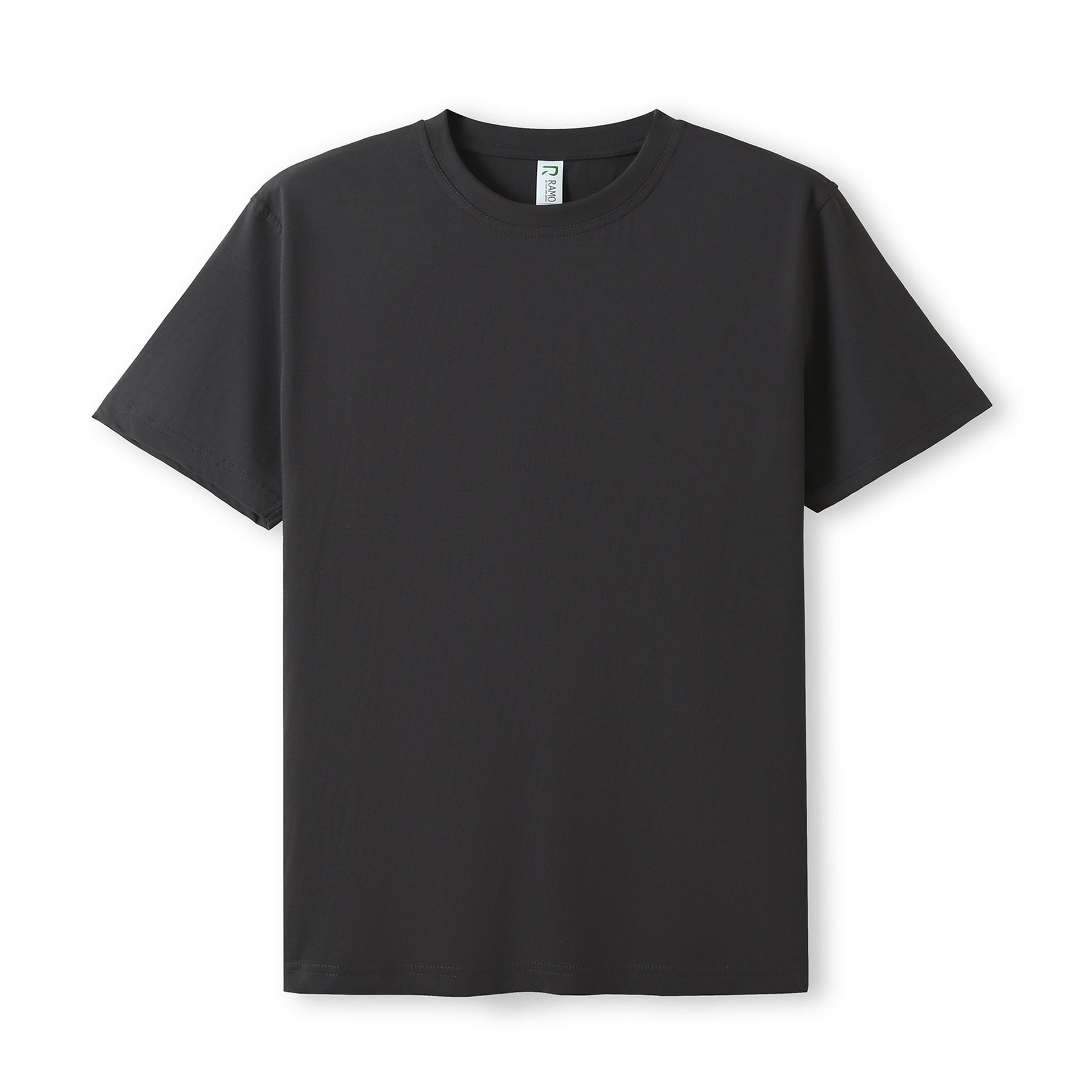 ramo modern fit short sleeve tee in charcoal