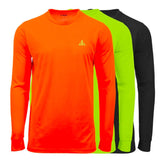 bad workwear pinnacle long sleeve tshirt in orange