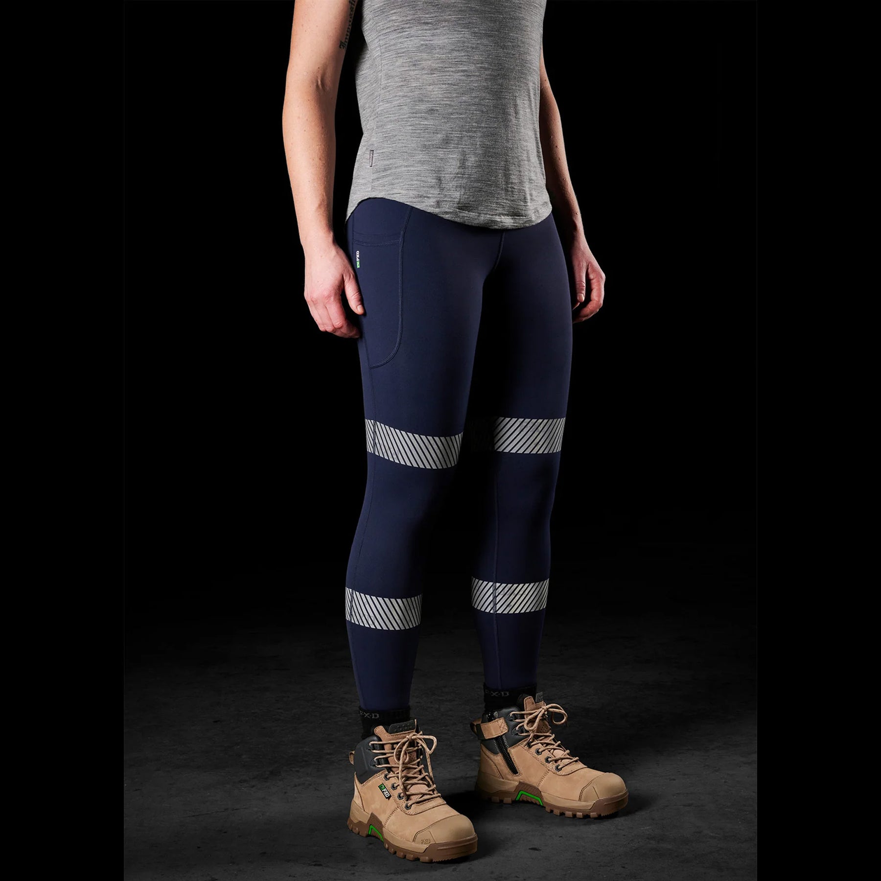 LADY TAPE WORK LEGGINGS - WP-9WT