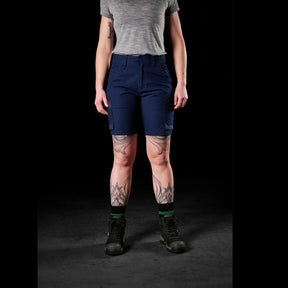 fxd ladies stretch work shorts in navy