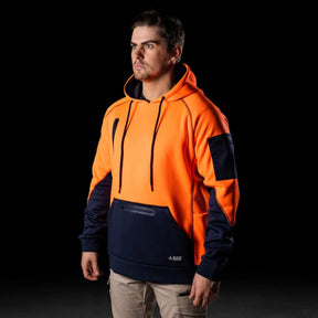 BAD WATERPROOF RAIN DEFEND HI-VIS FLEECE HOODIE