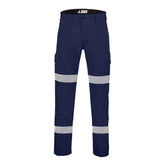 bad workwear bad attitude slim fit work pants in tape