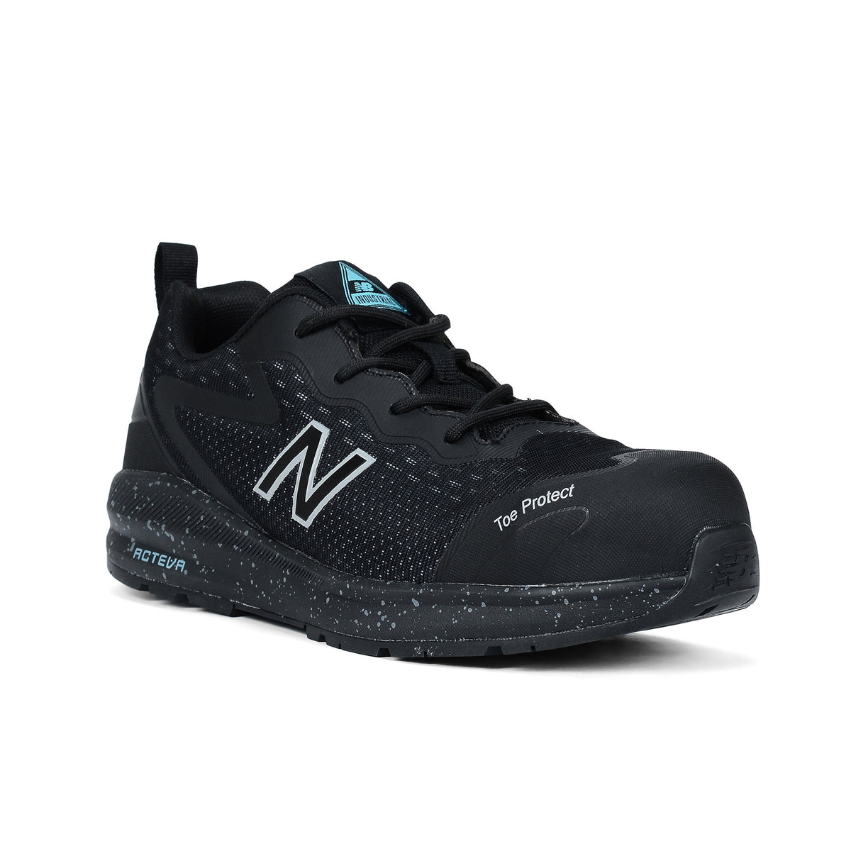 new balance ladies logic in black and blue