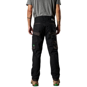fxd stretch ripstop work pant in black