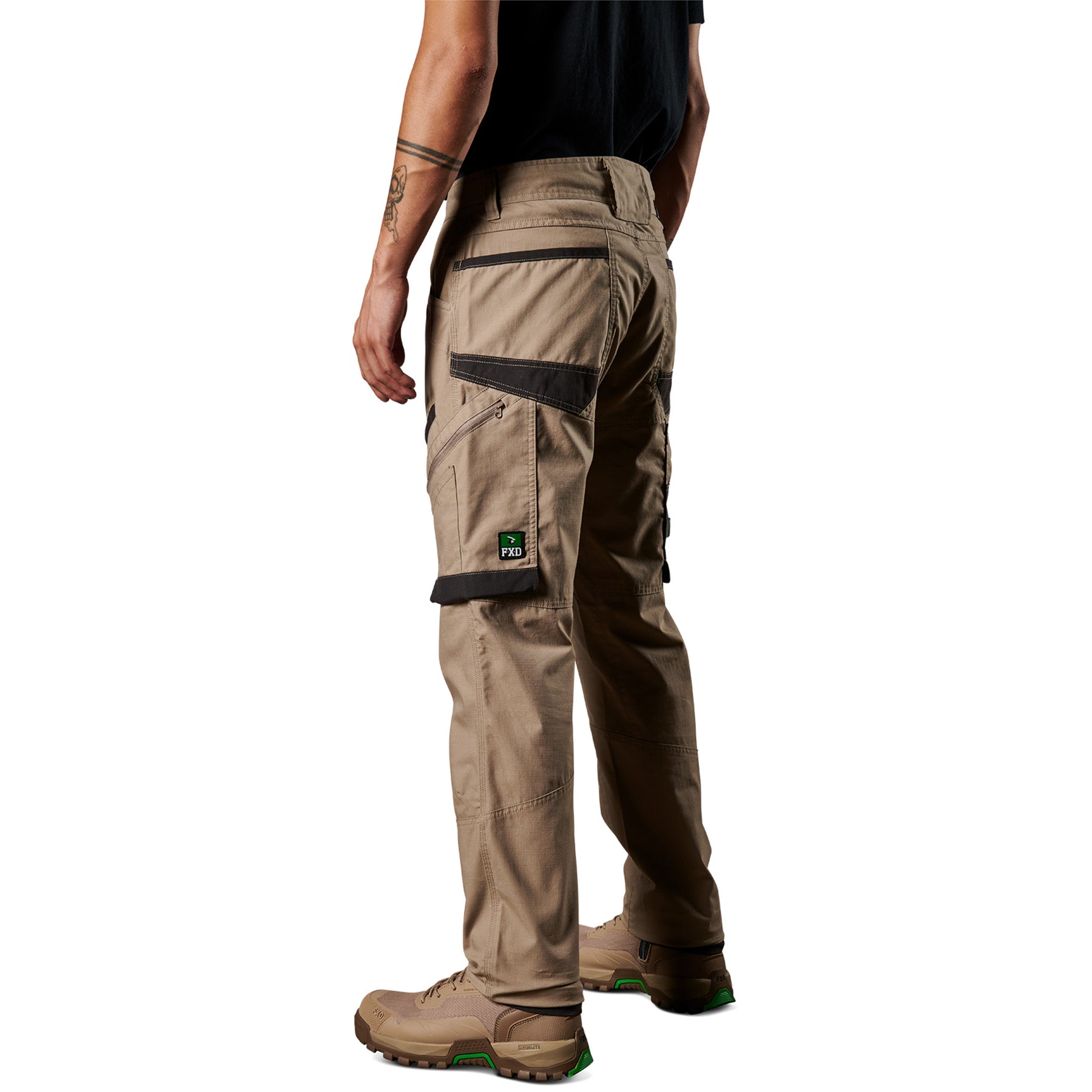 fxd stretch ripstop work pant in khaki