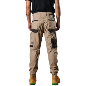 fxd cuffed stretch ripstop work pants in khaki