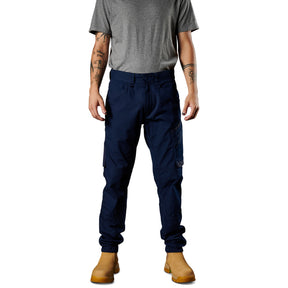 fxd cuffed stretch ripstop work pants in navy