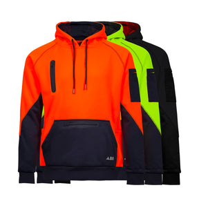 BAD WATERPROOF RAIN DEFEND HI-VIS FLEECE HOODIE